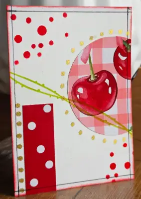 Cherry Pop!!  4 Piece Bundle aceo art card thumbnail 3