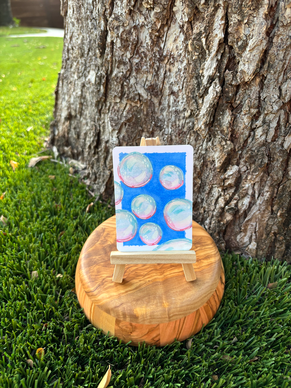Scrubba Dub Dub • Blue aceo art card