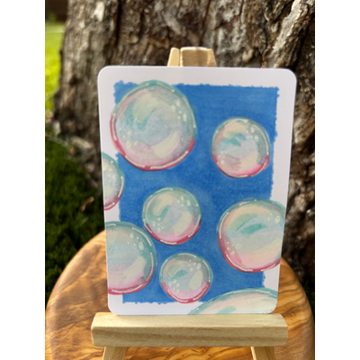 Scrubba Dub Dub • Blue aceo art card thumbnail 2