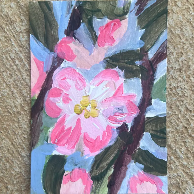 All at Once aceo art card