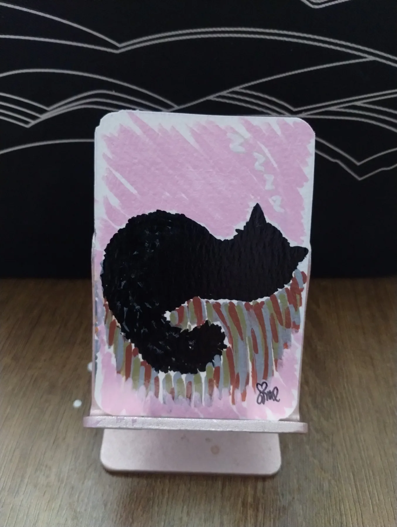 Cats series 8/8 aceo art card