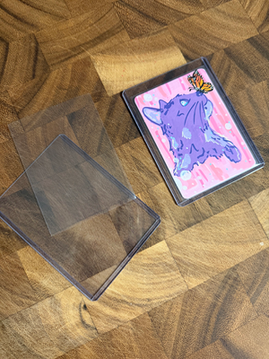 Butterfly kiss aceo art card thumbnail 2