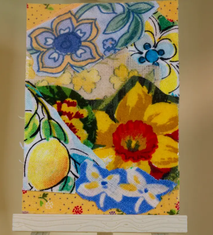 Yellow Blooms aceo art card