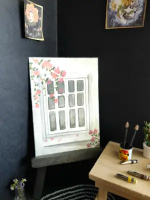 Window 2 aceo art card thumbnail 1