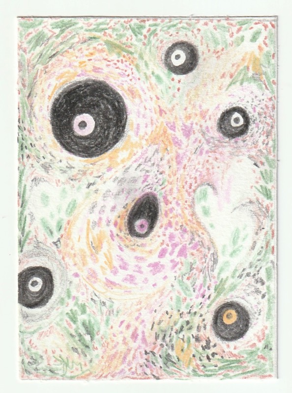 Abstract 2 aceo art card