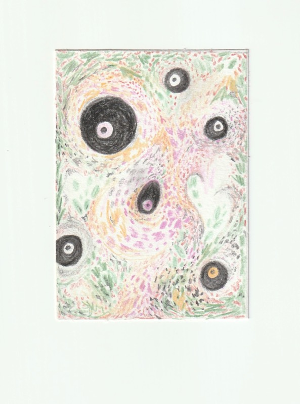 Abstract 2 aceo art card