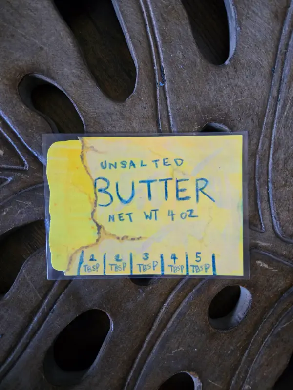 Used Butter - "Leftover" aceo art card