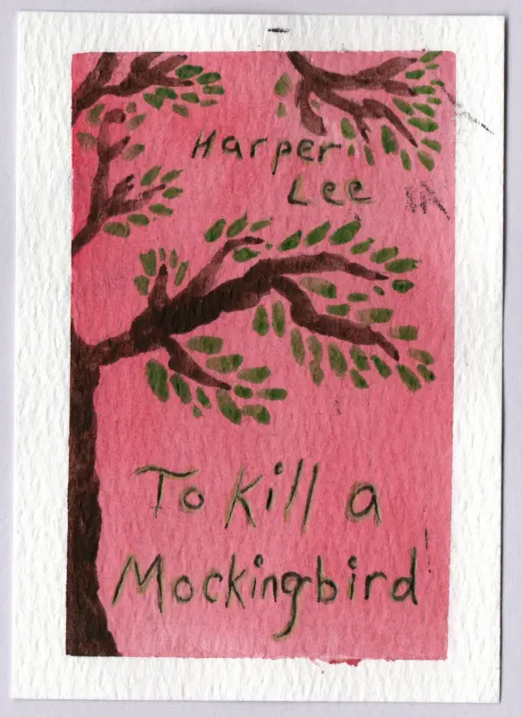 Random Book from My Shelf #1 aceo art card