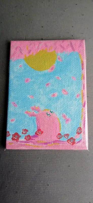 Mini Canvas 1 aceo art card