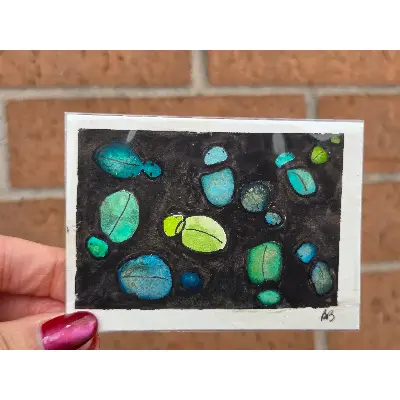 Buncha Beetles aceo art card thumbnail 1