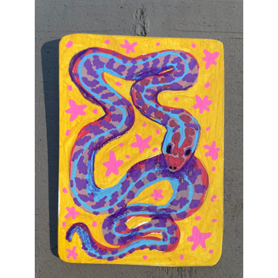 Purple haze aceo art card thumbnail 2