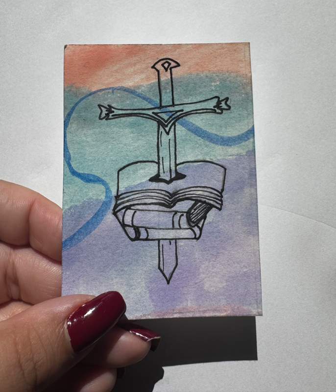 The Ultimate Weapon aceo art card