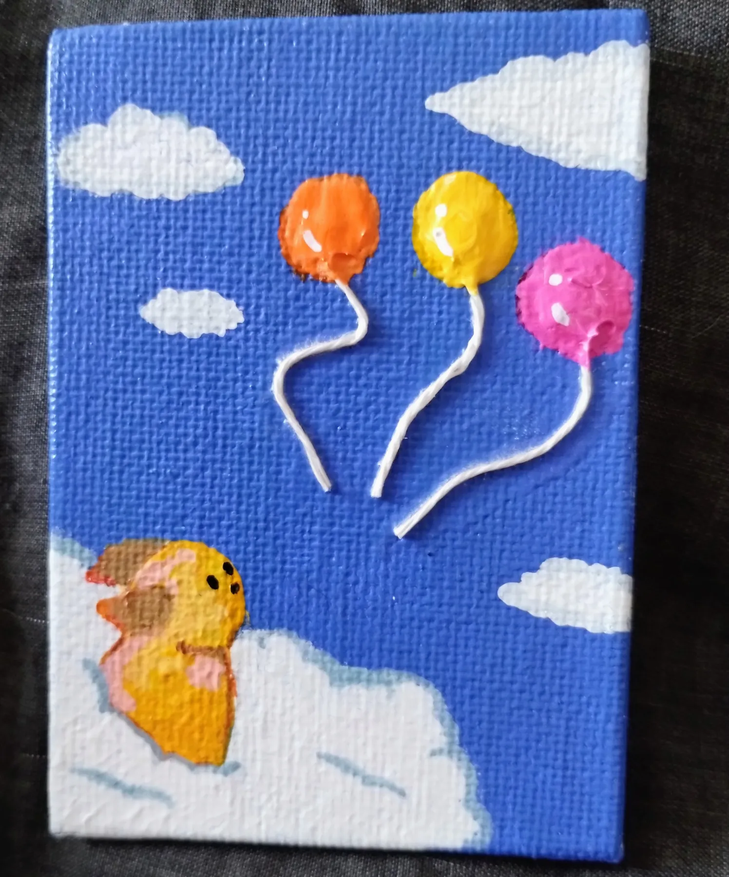 Float On aceo art card