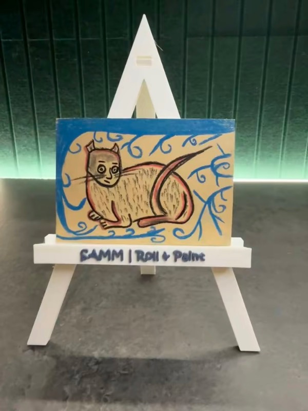 Medieval Cat aceo art card