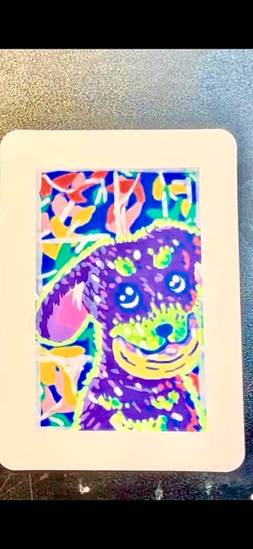 No mine aceo art card