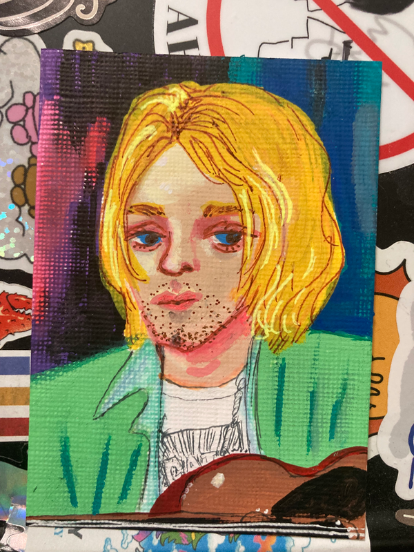 Kurt aceo art card