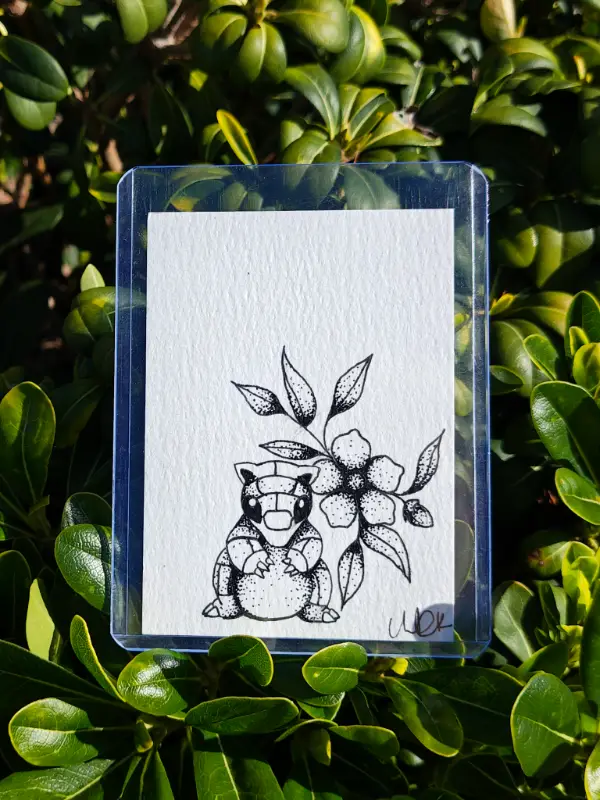 Ground Mouse aceo art card