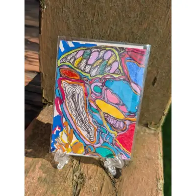 Connection aceo art card thumbnail 1
