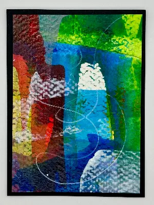 Fragments F-07 aceo art card thumbnail 1