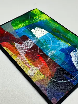 Fragments F-07 aceo art card thumbnail 2