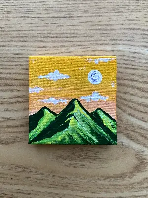 Bathe in the Light (magnet) aceo art card thumbnail 1