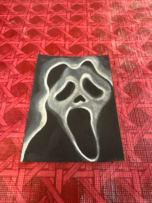 Scream aceo art card thumbnail 2