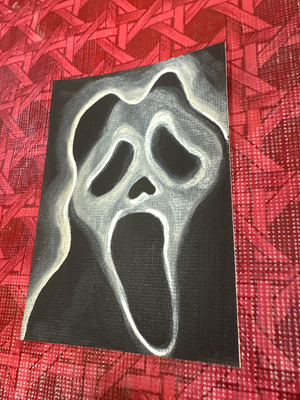 Scream aceo art card thumbnail 3
