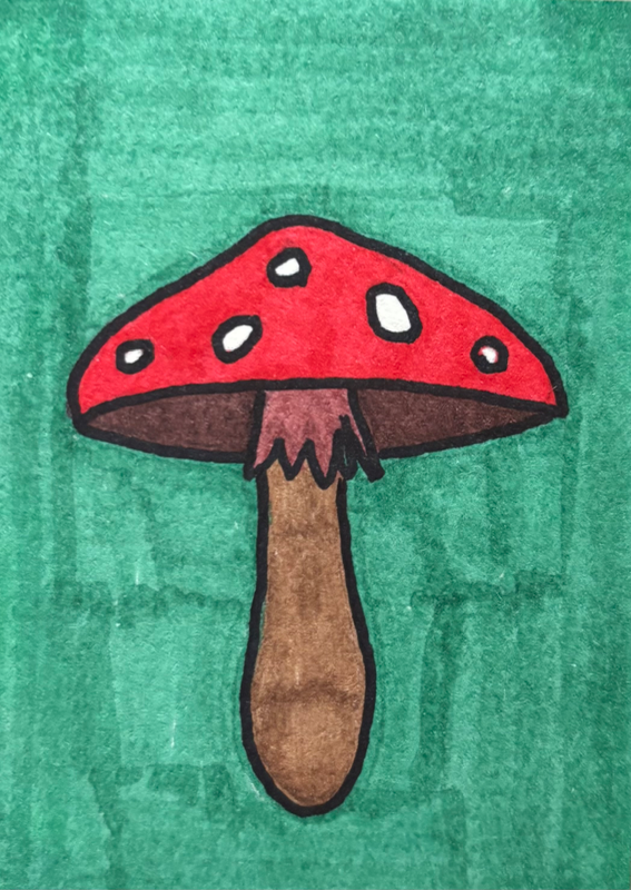 Mushie 1 aceo art card