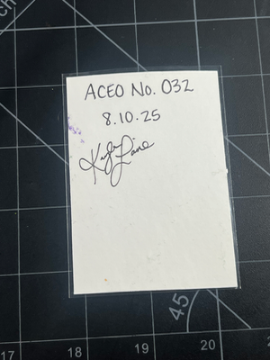 Seahorse aceo art card thumbnail 2