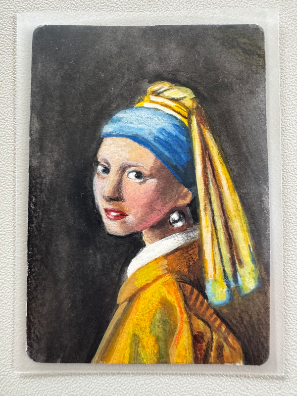 Pearl aceo art card