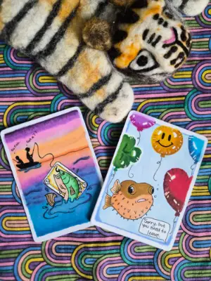 Fish Set Bundle! Fish, Sea Life aceo art card thumbnail 5