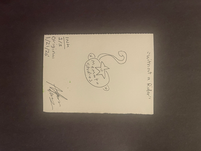 Without a rider aceo art card thumbnail 2