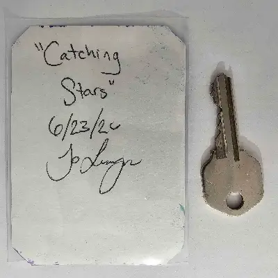 Catching Stars aceo art card thumbnail 3
