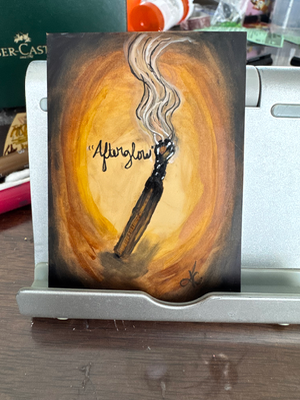 Afterglow aceo art card thumbnail 1