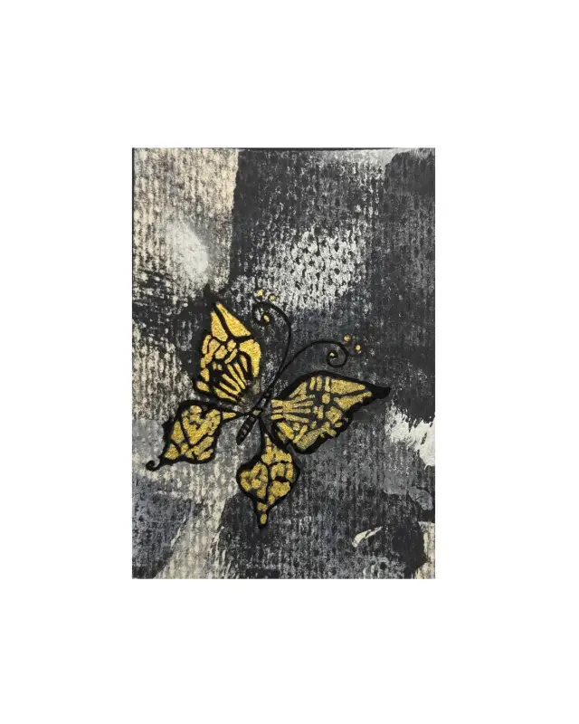 Abstract Butterfly aceo art card