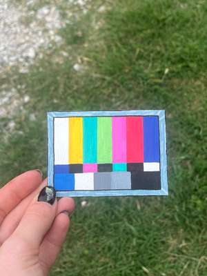 No Signal aceo art card thumbnail 2