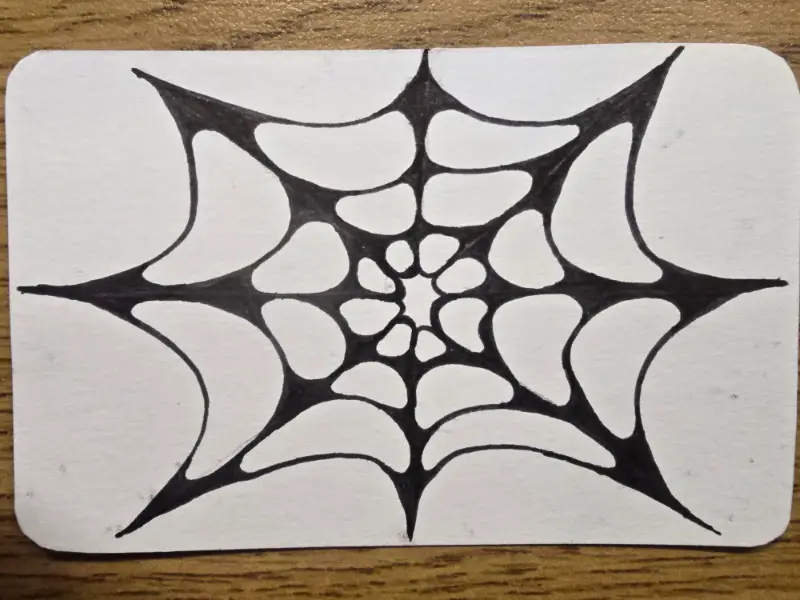 Flowery web aceo art card