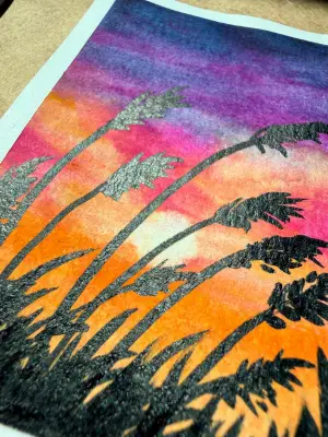 Tranquility aceo art card thumbnail 2