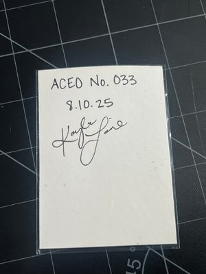 Dolphin aceo art card thumbnail 2