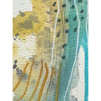 Golden Earth 2 aceo art card thumbnail 2