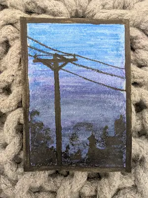 Beautiful Infrastructure aceo art card thumbnail 1