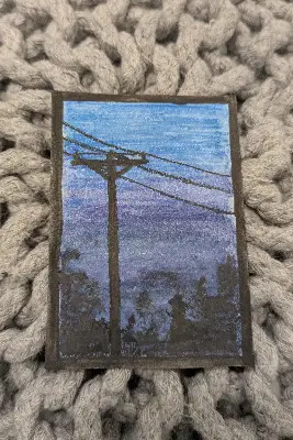 Beautiful Infrastructure aceo art card thumbnail 2
