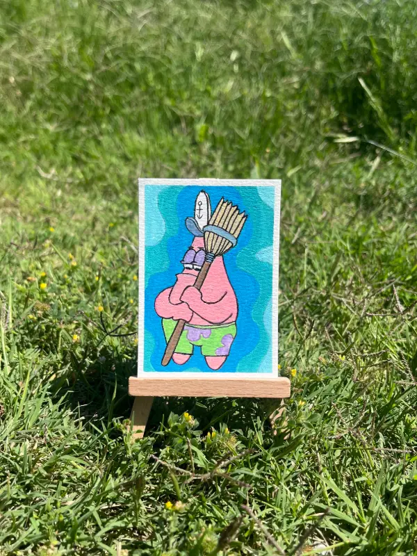 Alternative Sweeping aceo art card