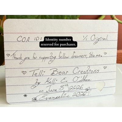 Affirmation ACEO, “You are always enough,” Ink on Index Card, Handmade aceo art card thumbnail 2