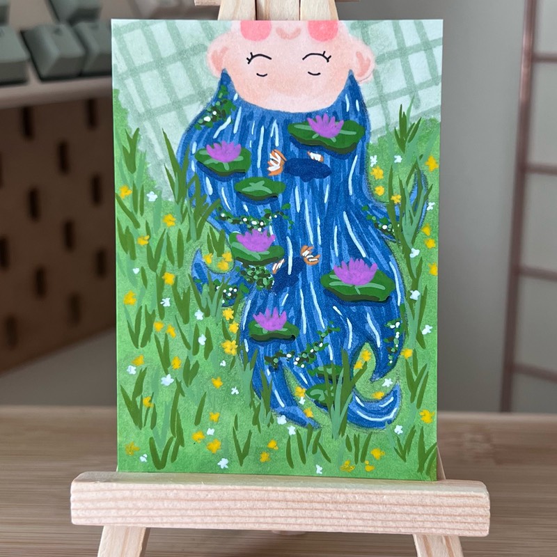daydream aceo art card