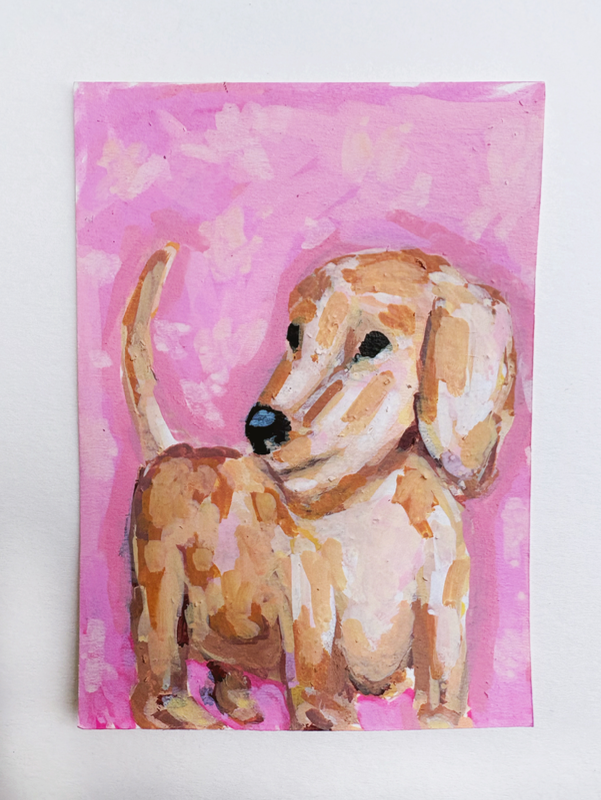 Lola aceo art card