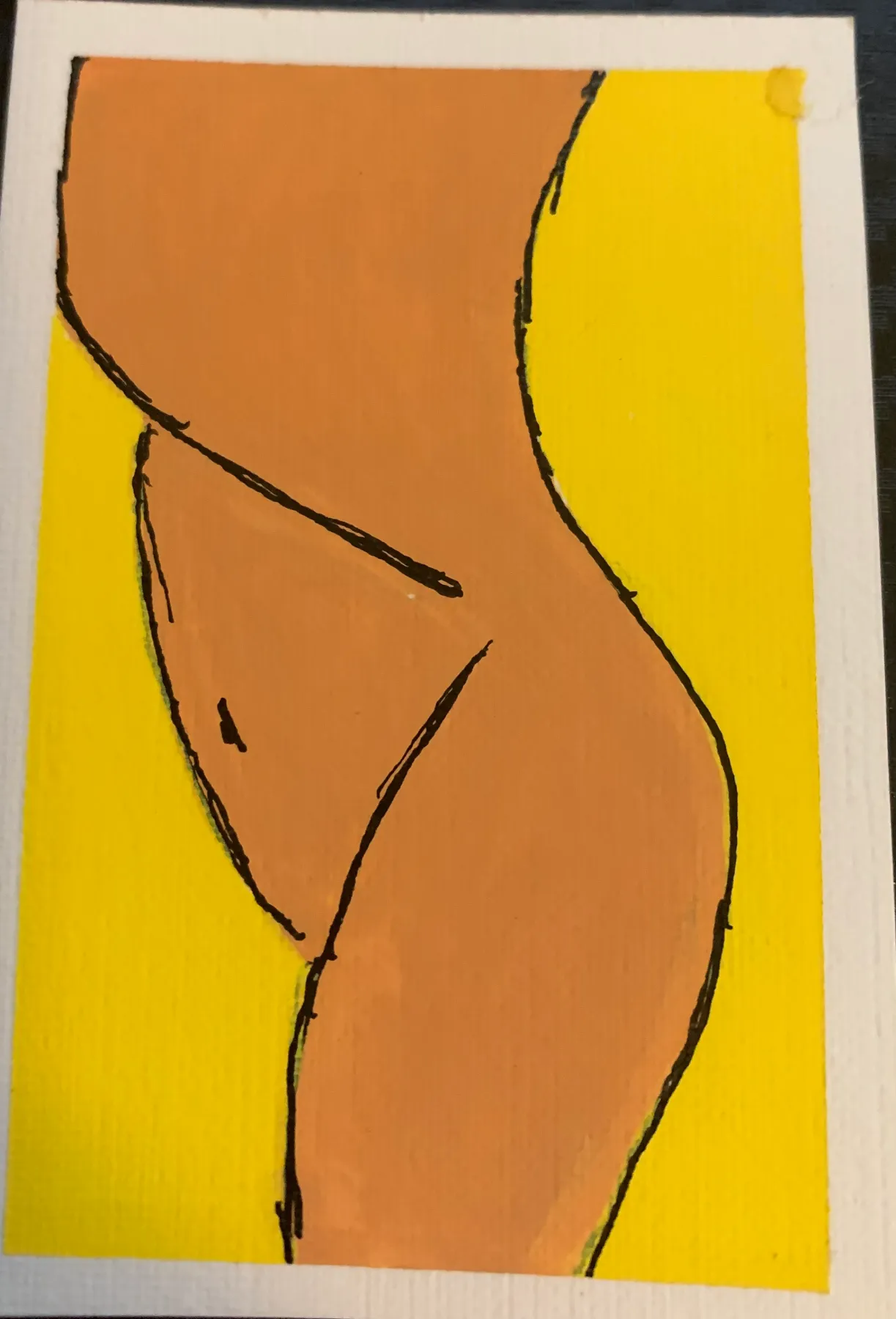 Woman aceo art card