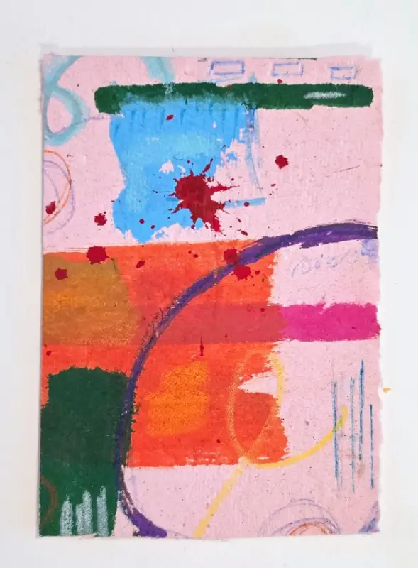 ACEO Original Abstract aceo art card