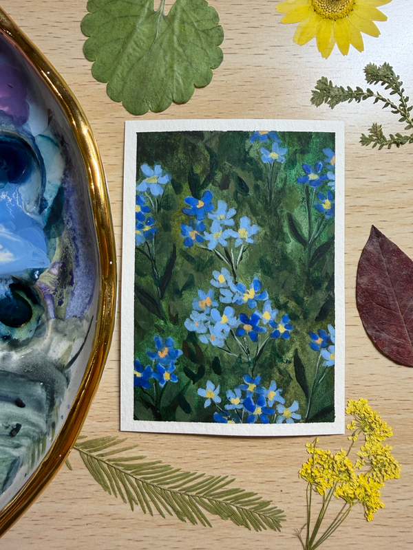 Jardin Caché aceo art card