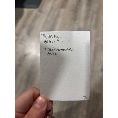 Butterfly Effect aceo art card thumbnail 2
